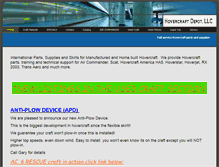 Tablet Screenshot of hovercraftdepot.com